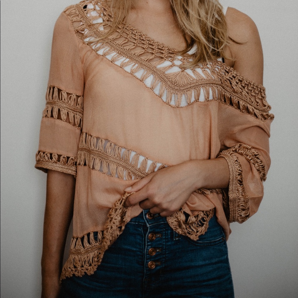 Forever 21 Hippie shrug knit top